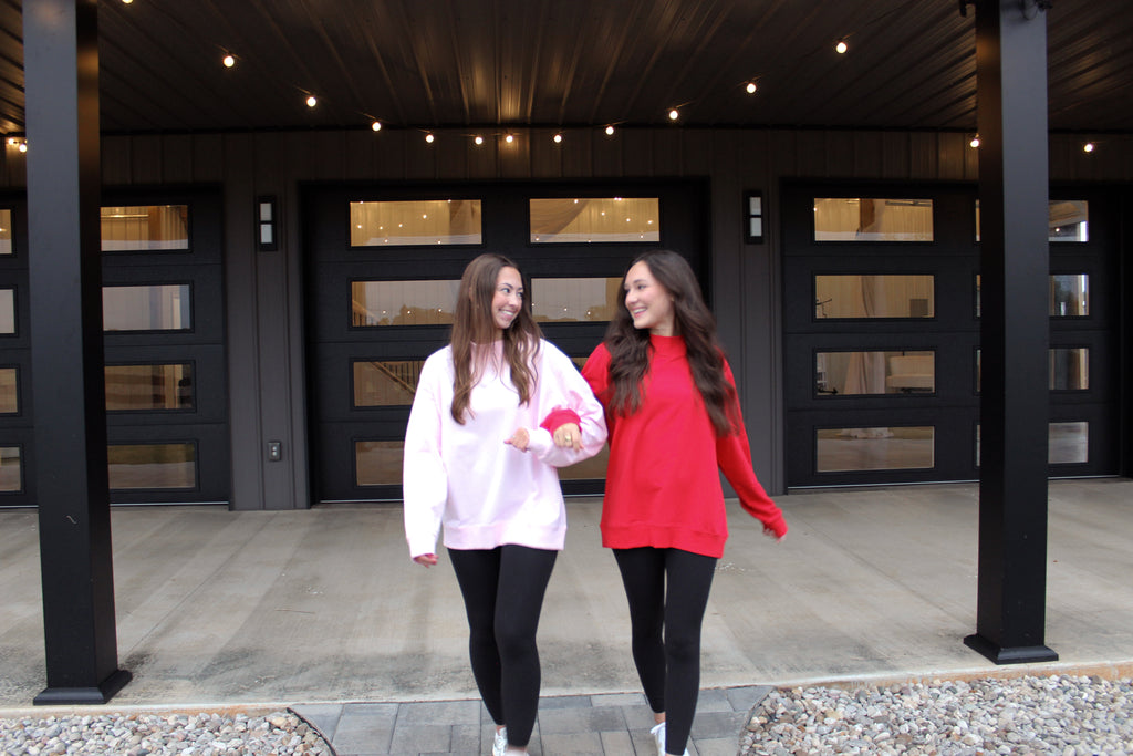 Your Go To Mock Neck Sweatshirt