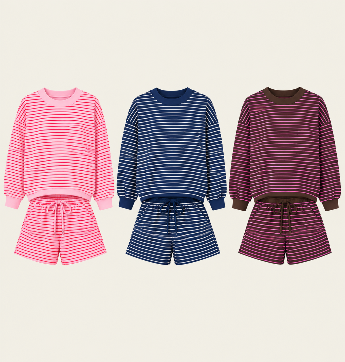 PRE-ORDER Striped Lounge Set