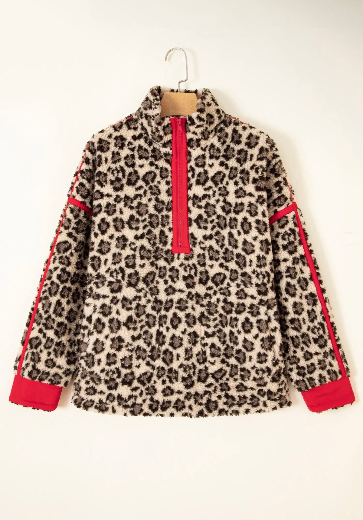 PRE ORDER Leopard Fleece Zip Up