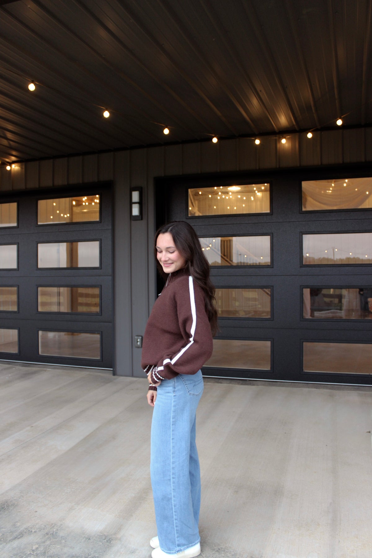Step Into Fall Brown Sweater