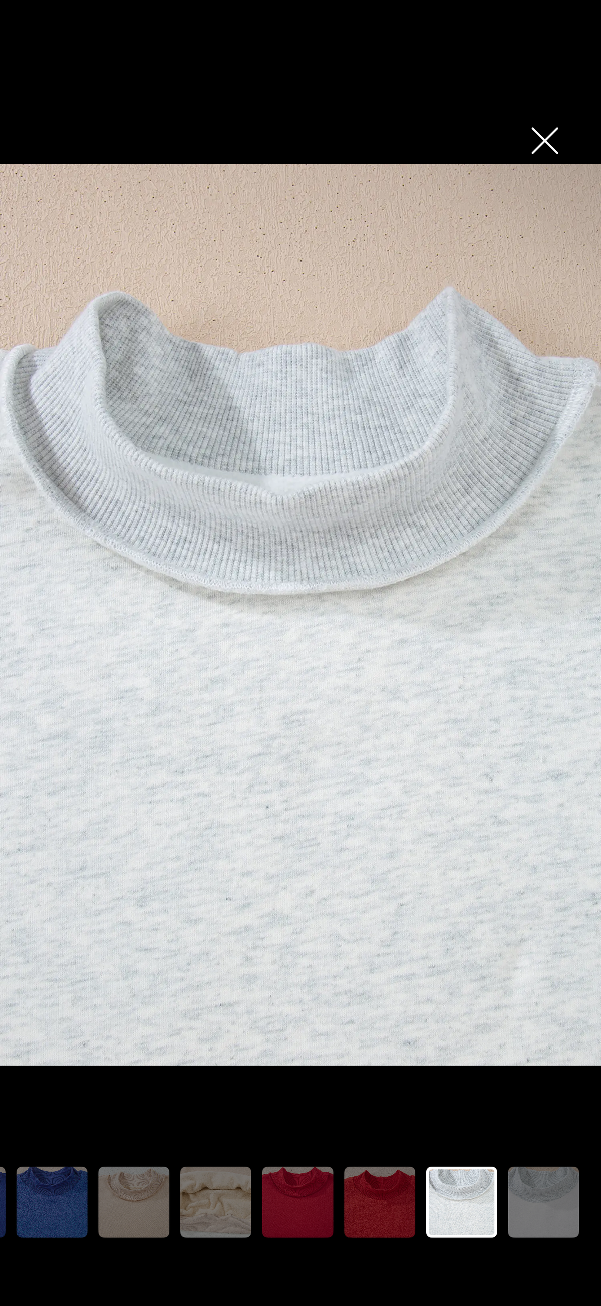 PRE ORDER Reversible Mock Neck Sweatshirt