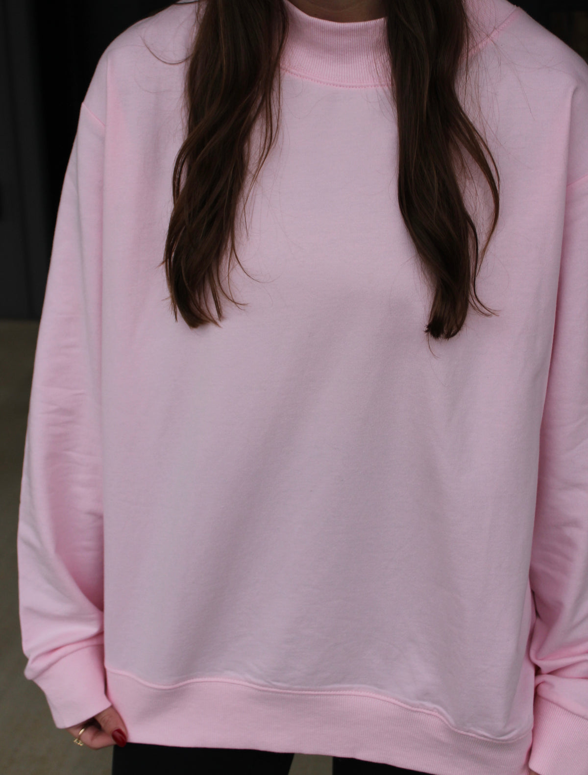 Your Go To Mock Neck Sweatshirt