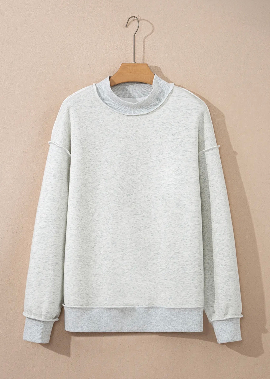PRE ORDER Reversible Mock Neck Sweatshirt