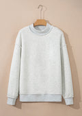 PRE ORDER Reversible Mock Neck Sweatshirt