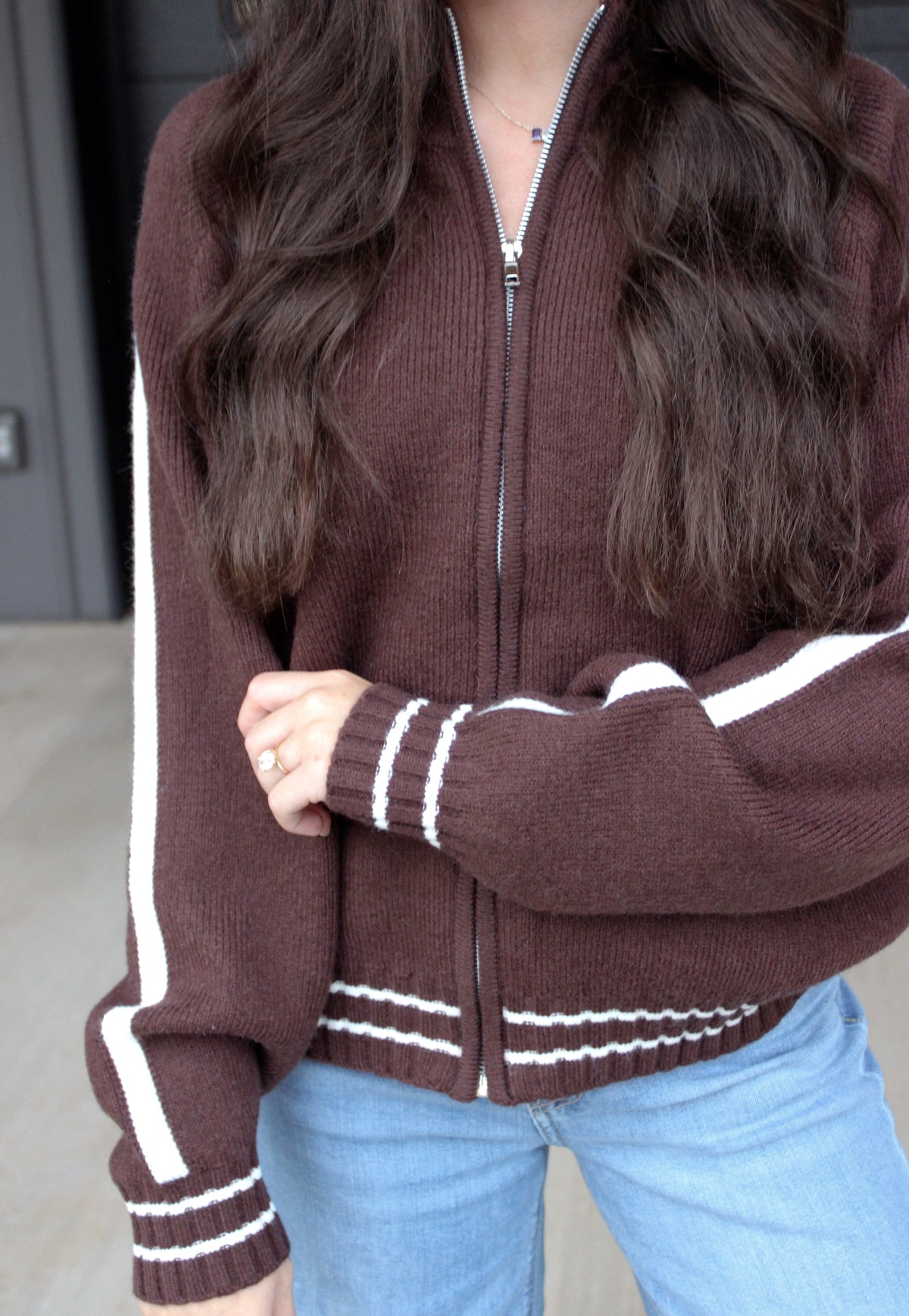 Step Into Fall Brown Sweater