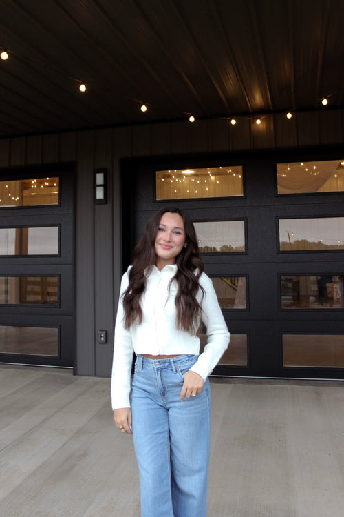 Comfort Zone White Cardigan