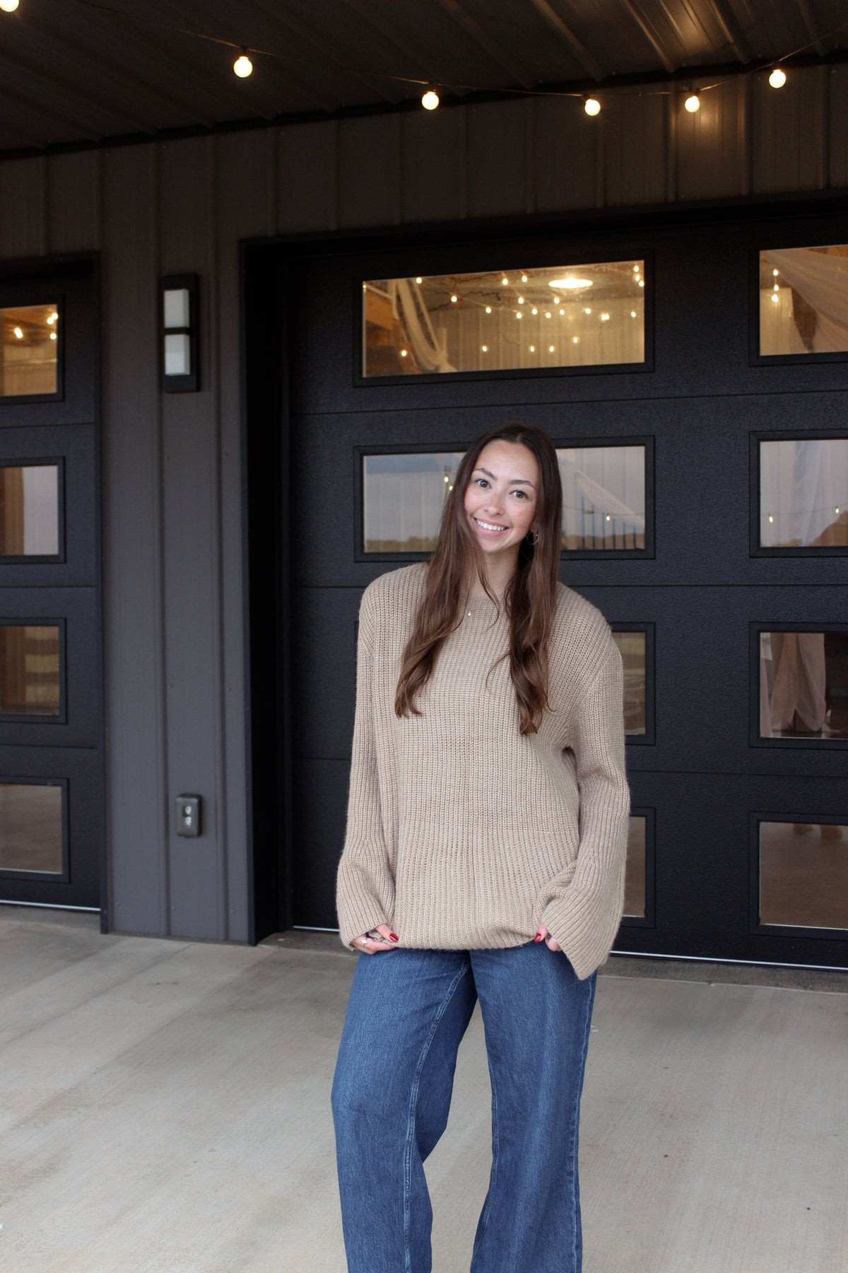 Fine By Me Brown Sweater