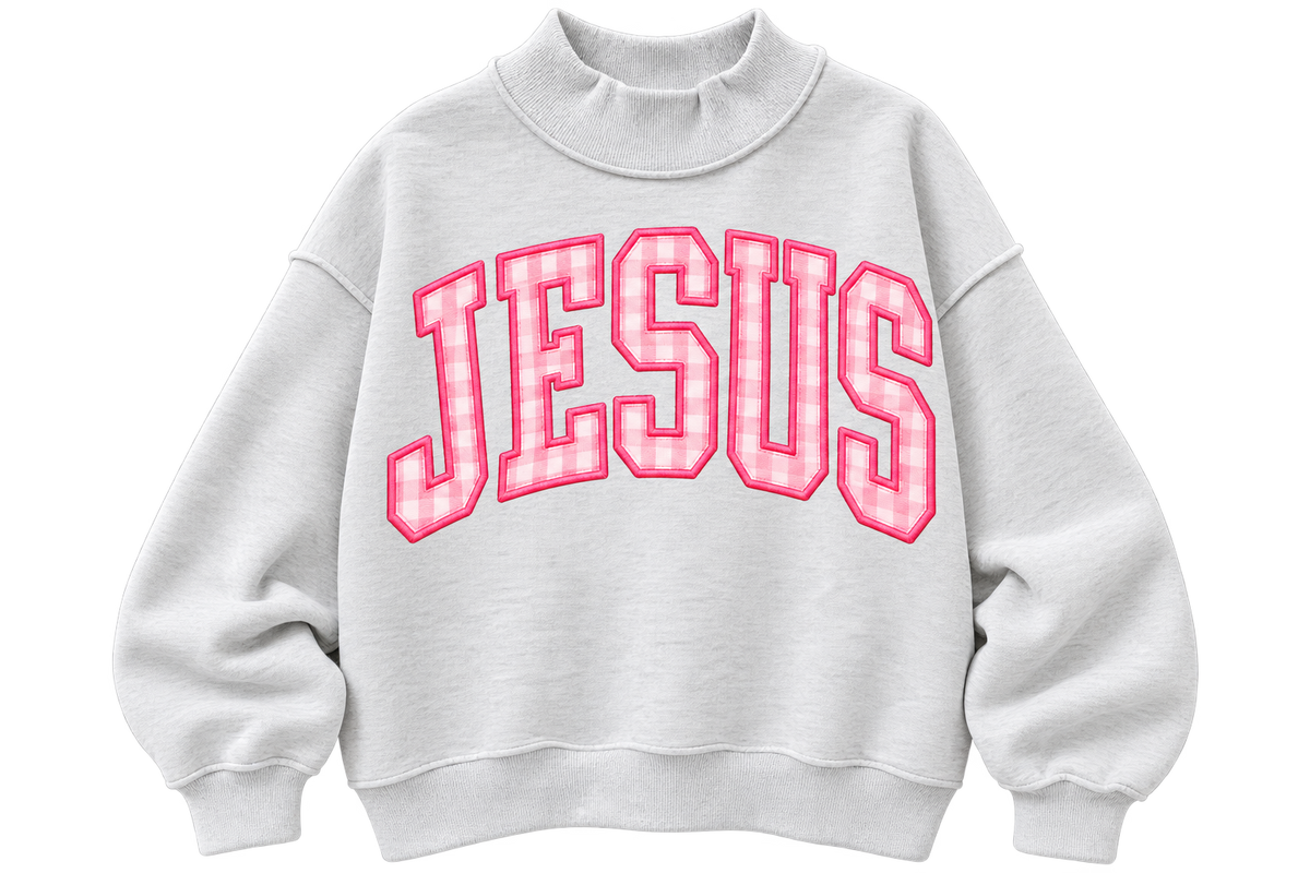 PRE ORDER Jesus Mock Neck Sweatshirt