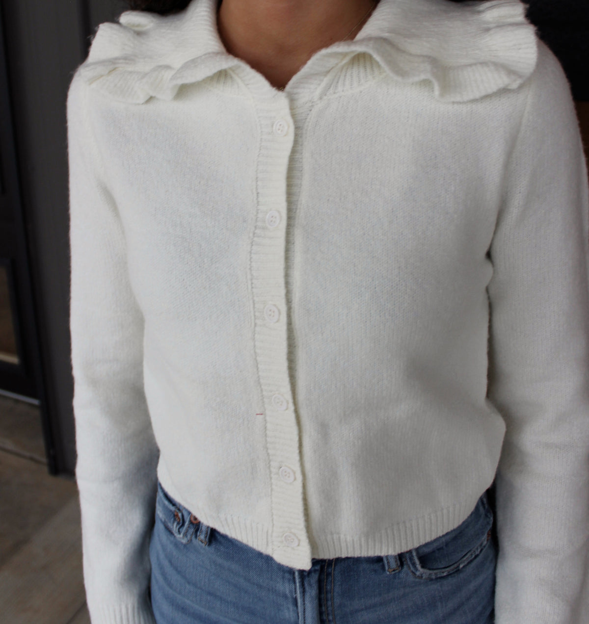 Comfort Zone White Cardigan